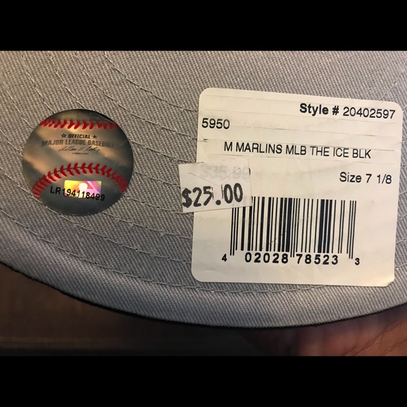 New Era Miami Marlins Fitted Hat - Picture 4 of 4